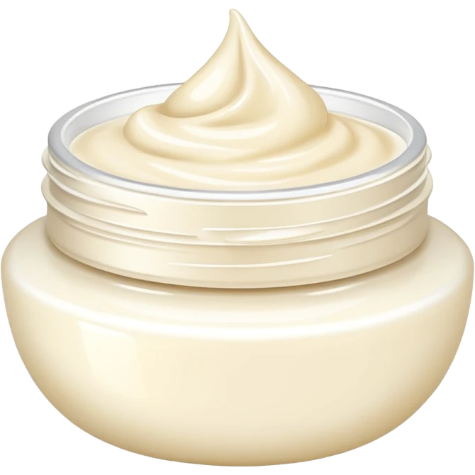 luxury white moisturizer emoji