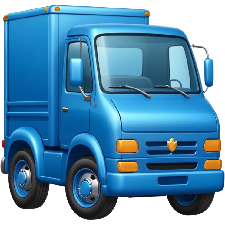 camion bleu emoji