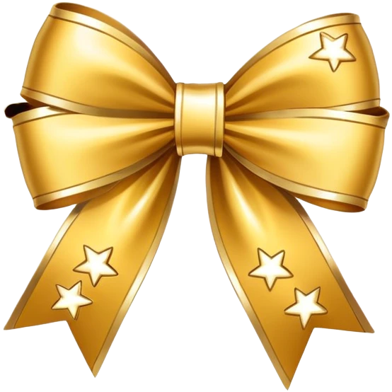 Stars with bows emoji
