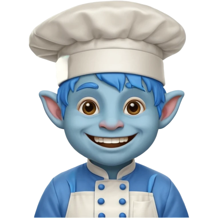 troll the blue chef emoji
