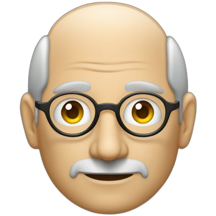 Steve Jobs who writes Feetura on the board emoji
