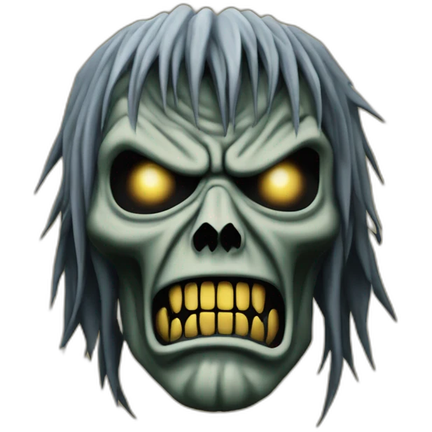 Iron Maiden Eddie number of the beast emoji