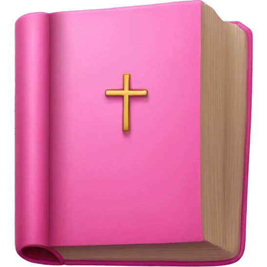 pink bible emoji