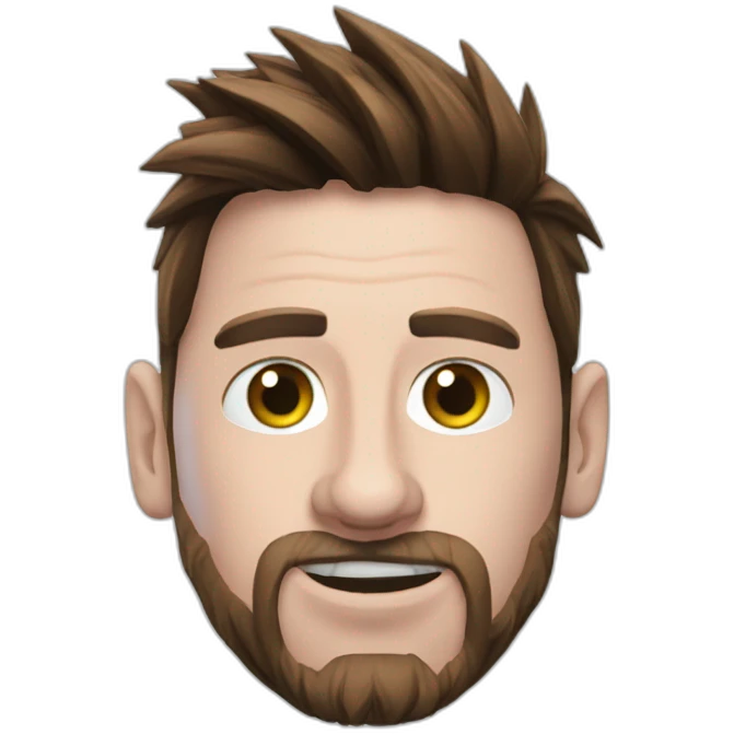 Messi sur spider emoji