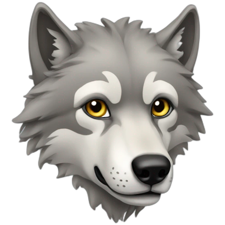 Loup ténèbres emoji