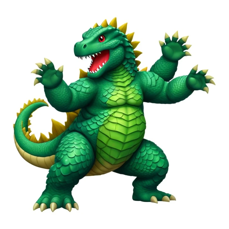 dancing godzilla emoji