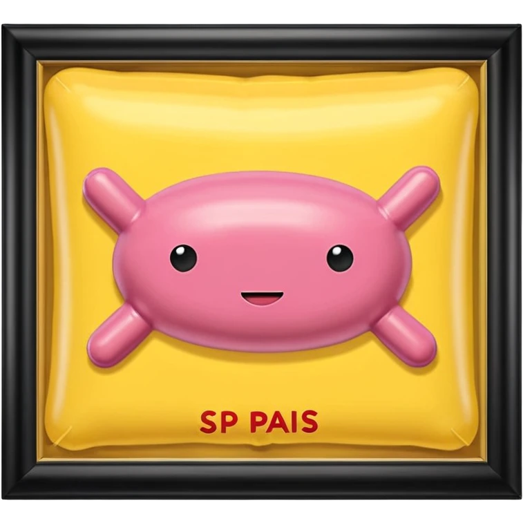  paris SPAM meat jeff koons style inflatable sculpture art  emoji