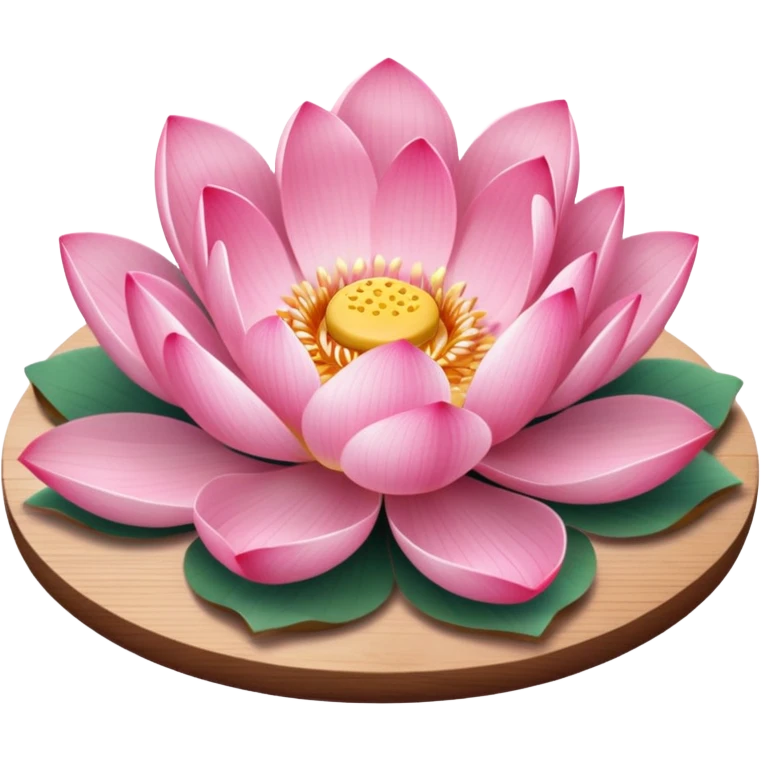 lotus flower placed on a nail board emoji