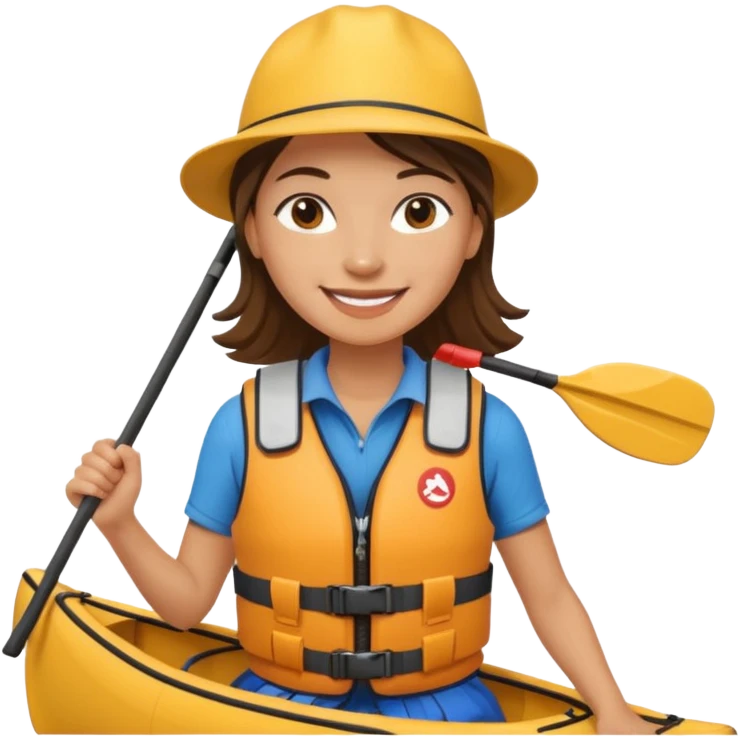 woman canoeist emoji