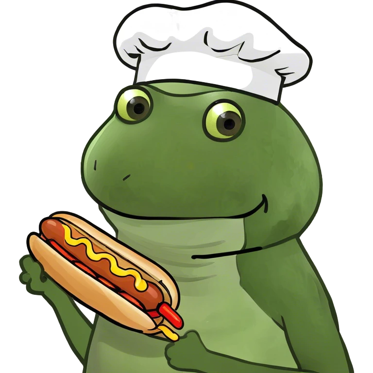 offering a hotdog emoji