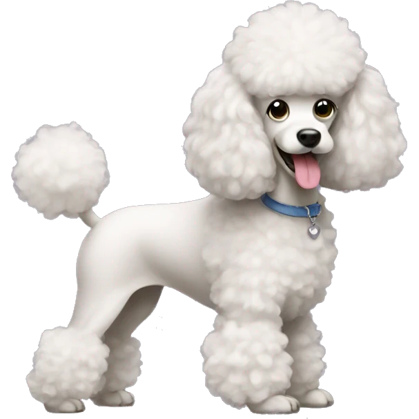Poodle emoji