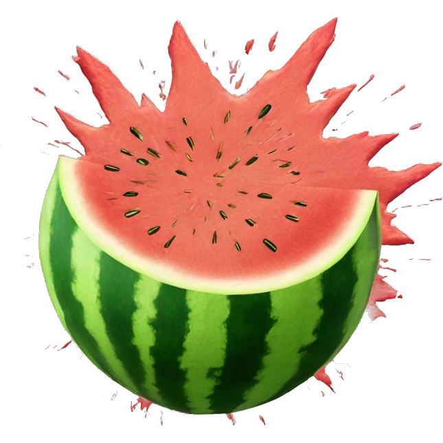watermelon exploding  emoji