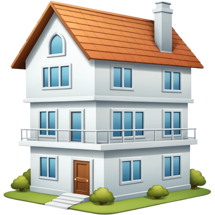 Make a simple upside down house in 2d with a black background and white lines emoji