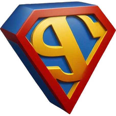 superman logo with the letter "N" emoji