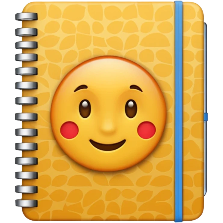 patterned notebook emoji