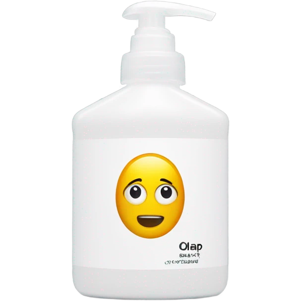 olaplex shampoo bottle  emoji