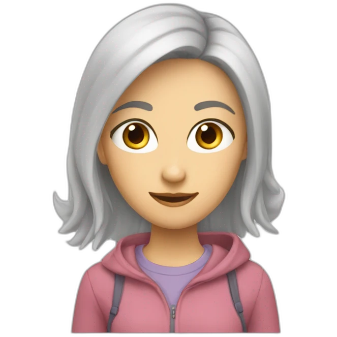 девушка-за-ноутбуком emoji