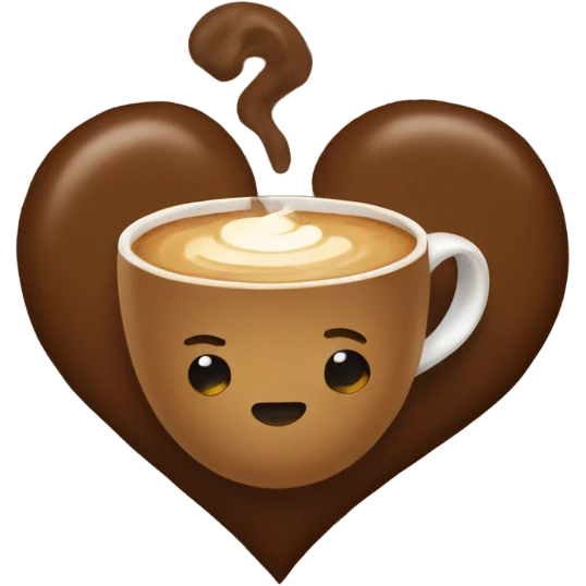 Coffee heart emoji