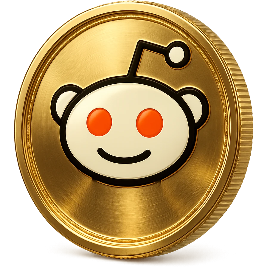 flat gold token with only the mascot's head centered, no body, no phone, no extra details, no shadows, transparent background, gold coin, mascot head in original colors, subtle rim on the coin emoji