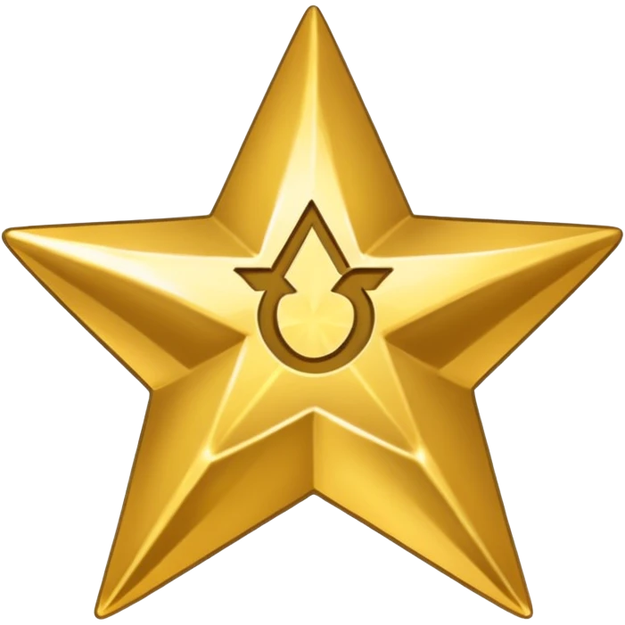 Star with "$" in the center. emoji