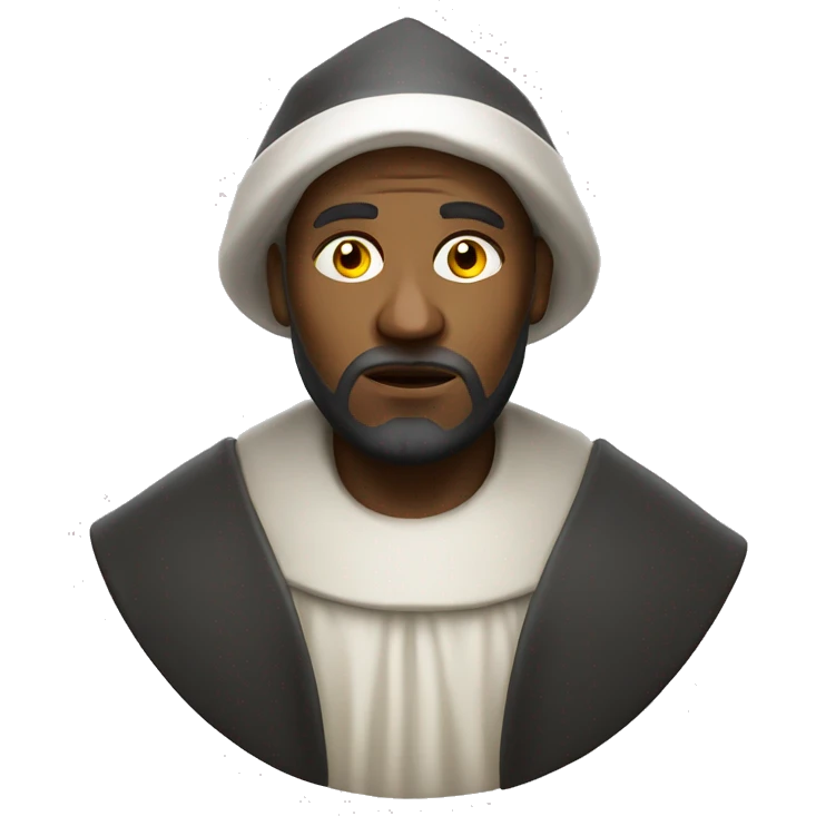 religious pilgrim light photorealistic serious emoji