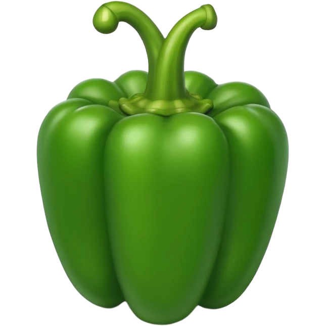 green Bell Pepper
 emoji