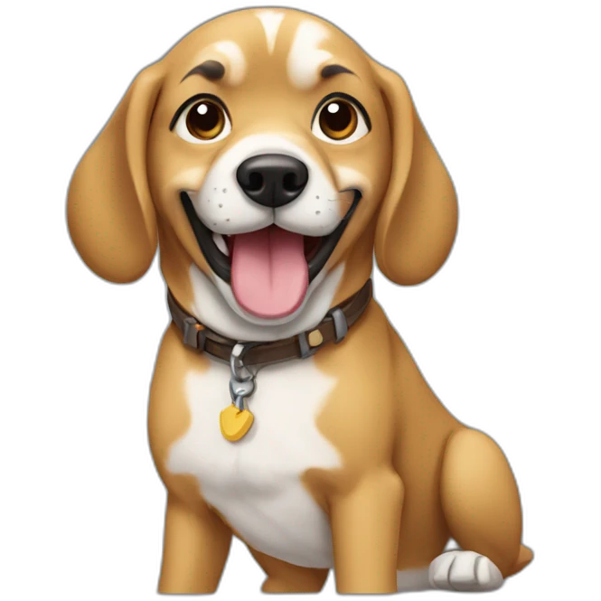 Chien qui fait caca emoji