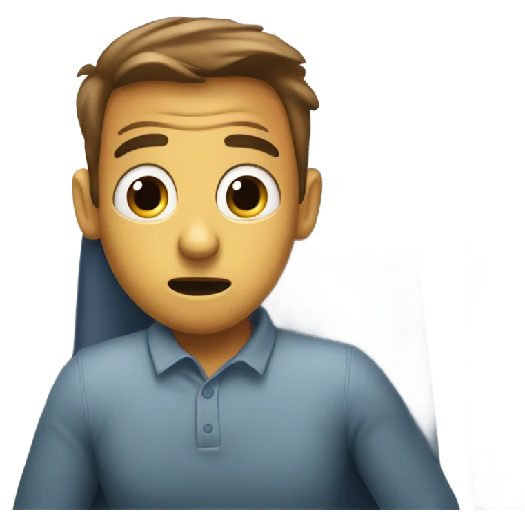 Fear of airplane  flying emoji