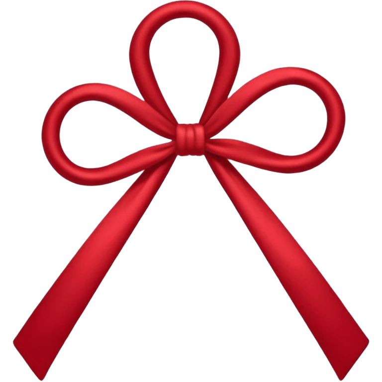 Me gustaría un moño bordó casi rojo emoji