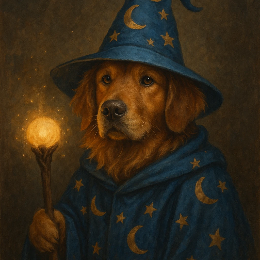 wizard dog4 emoji