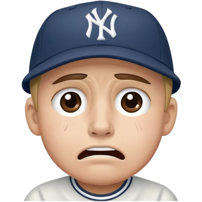 Crying yankee fan emoji