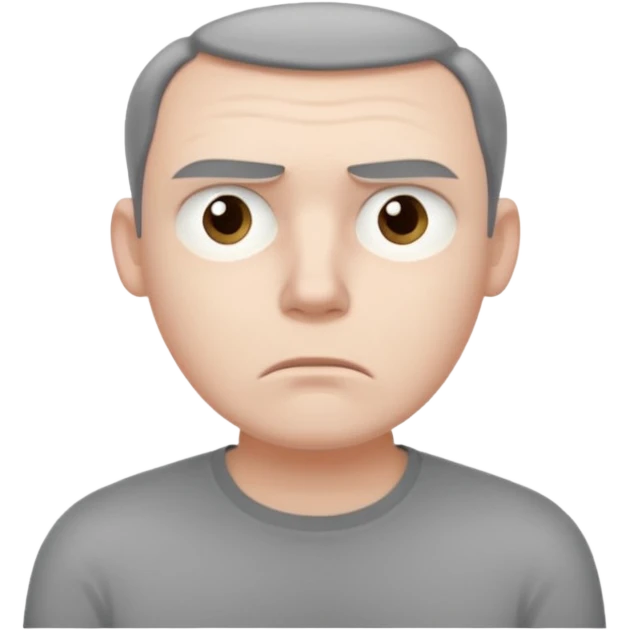 the most boring man in the world ultra realistic emoji