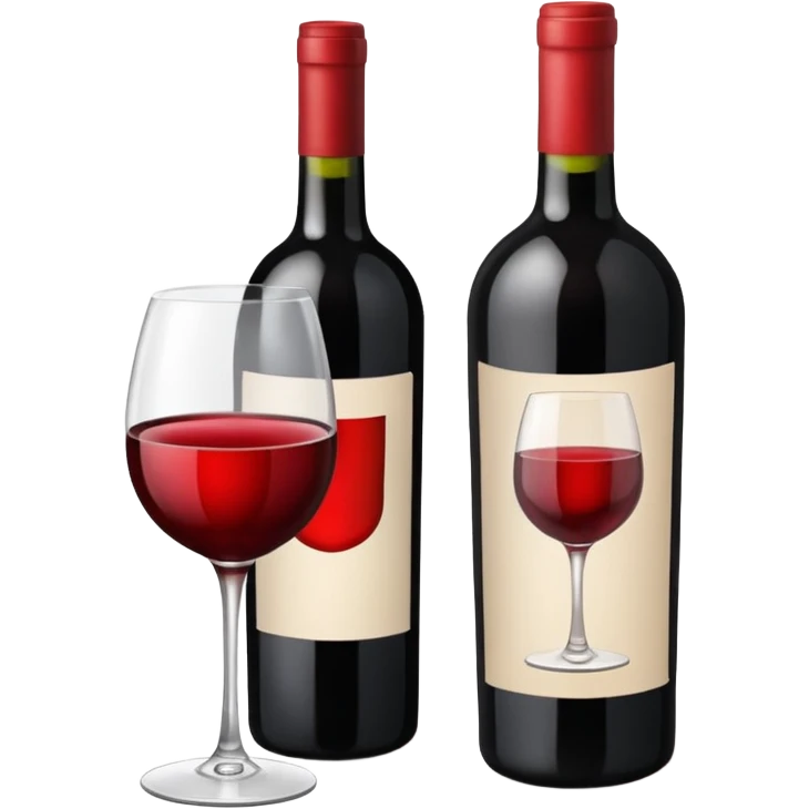Bottle of wine emoji