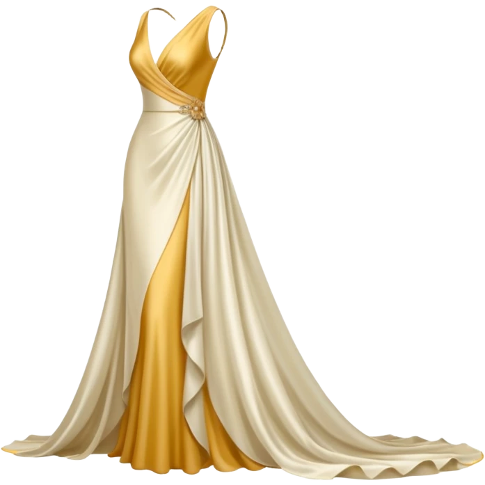 beautiful elegant flowing dress emoji