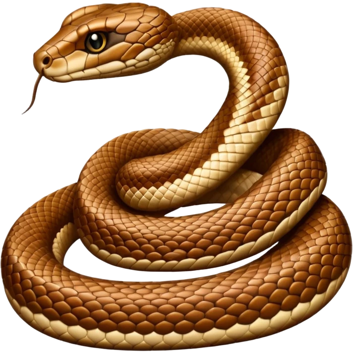 Brown snake emoji