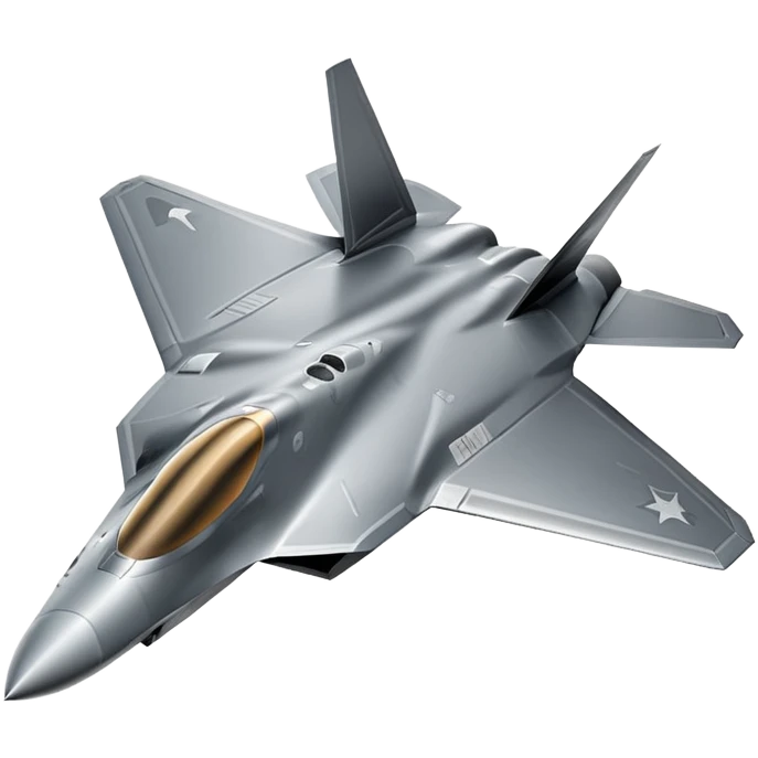 F-22 Raptor fighter jet emoji