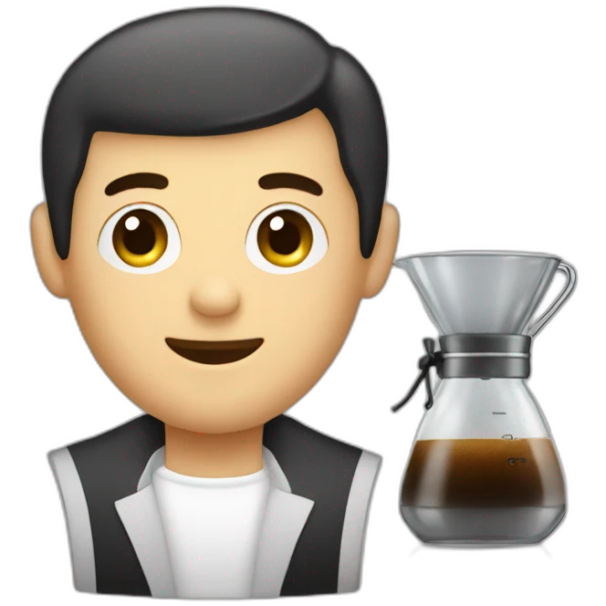 Barista chemex emoji