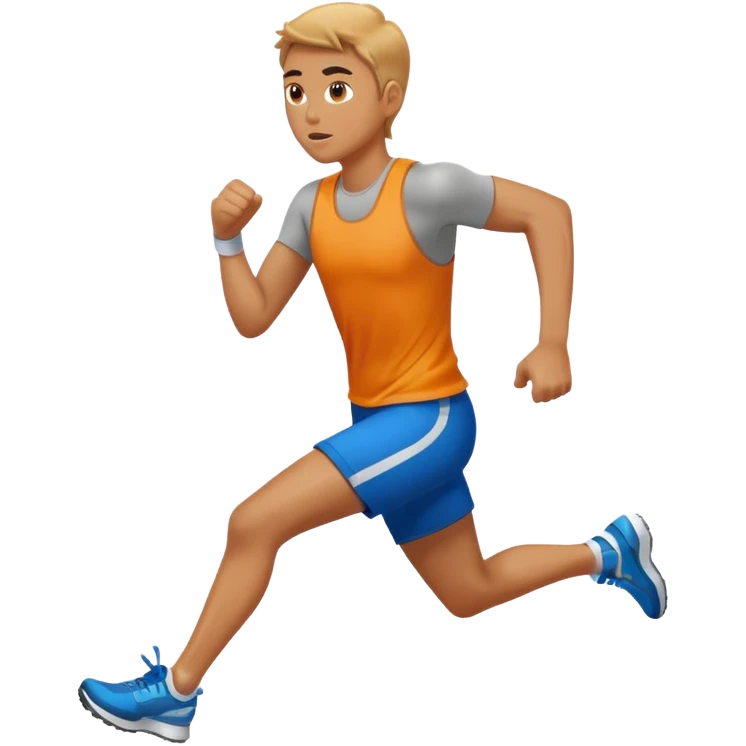 A person running for 30 minutes emoji