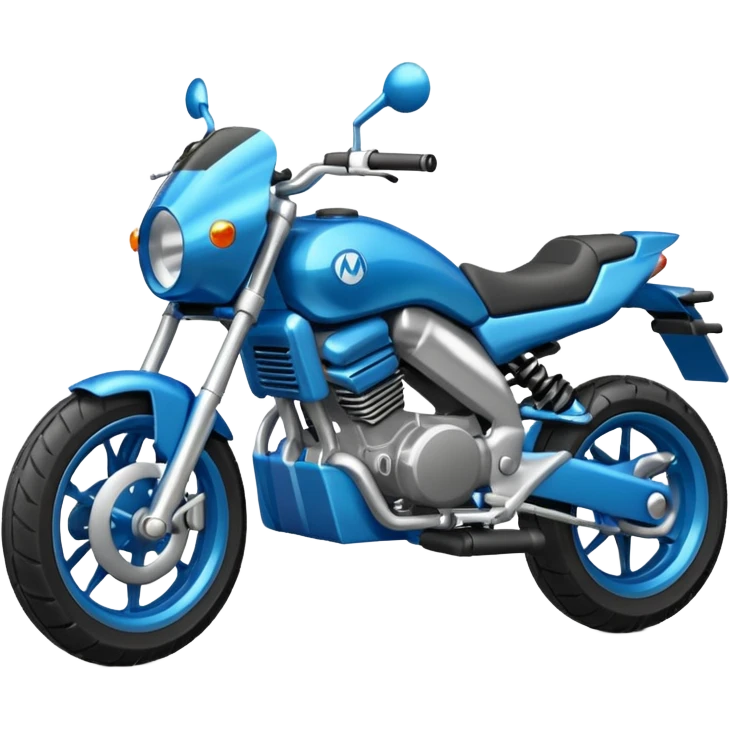 Moto SBR azul emoji