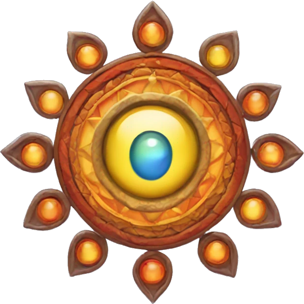 Chakra points emoji