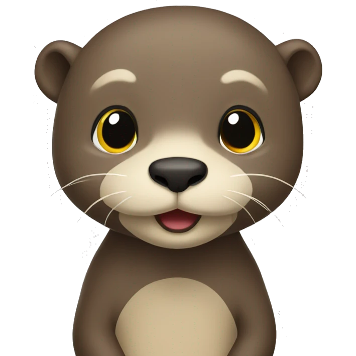Otter in pj emoji