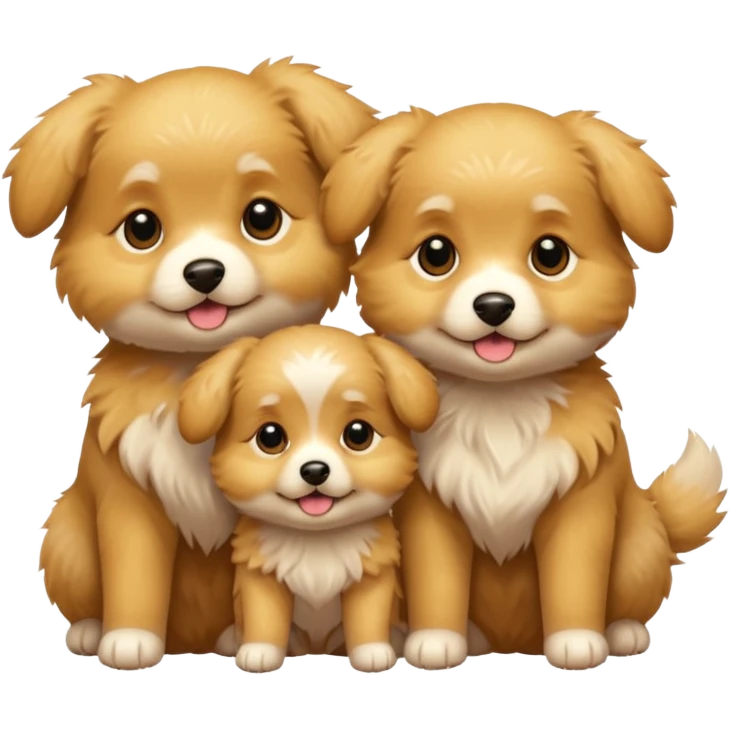 3 puppes emoji