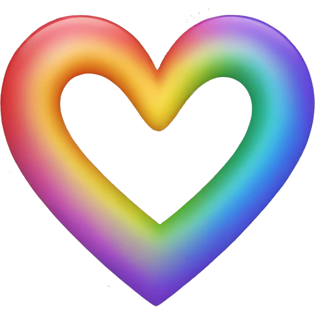 rainbow heart emoji