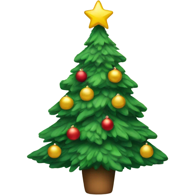 Christmas tree emoji