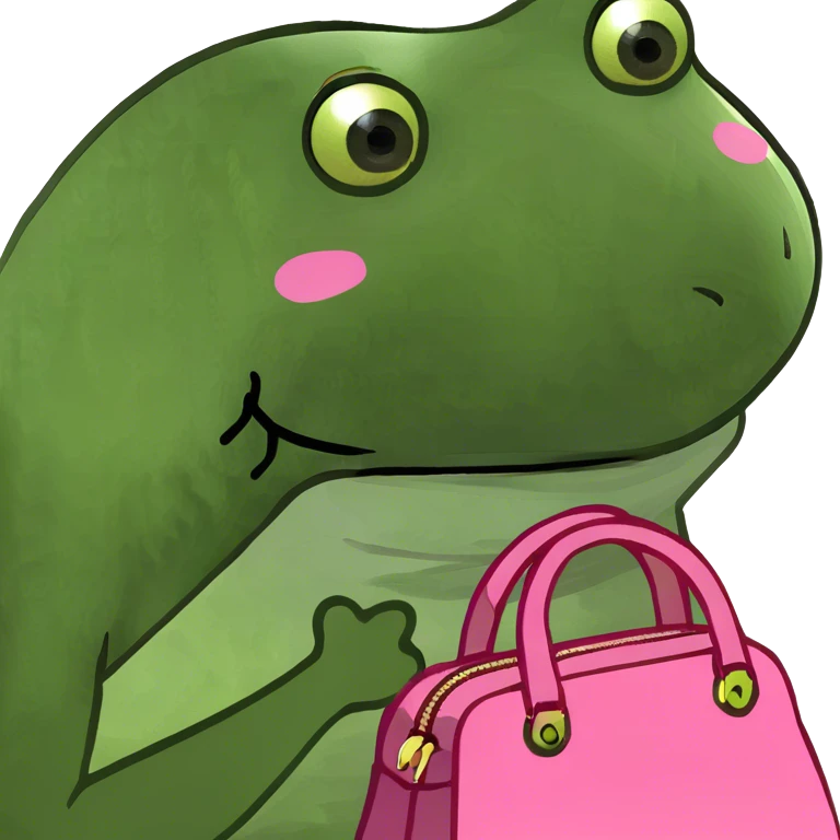 Pink purse  emoji