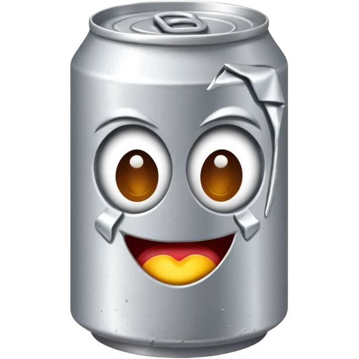 Crashed can emoji