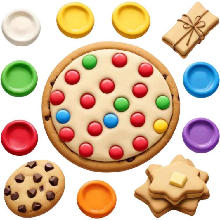 cookie baking ingredients emoji