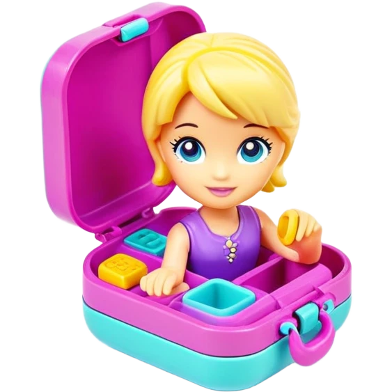 Polly Pocket toy emoji