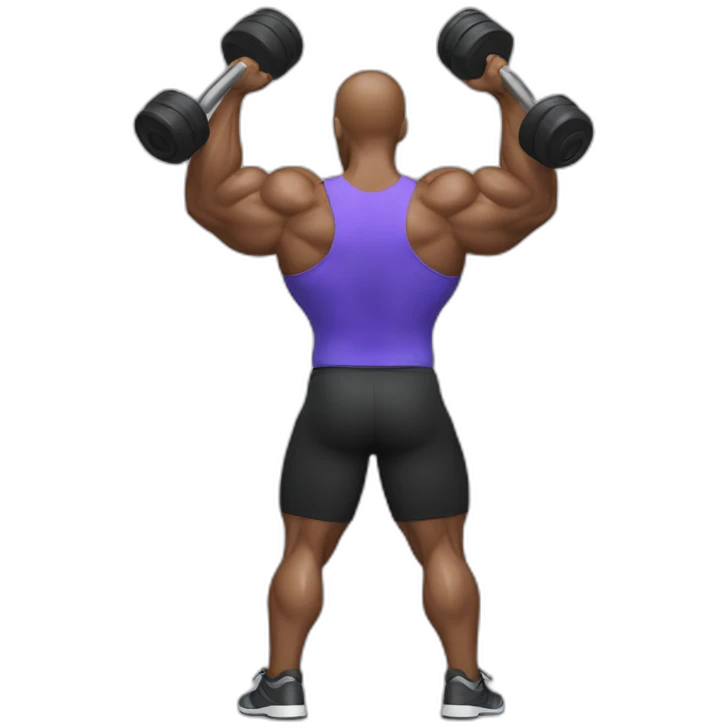 Biceps curl exercise emoji
