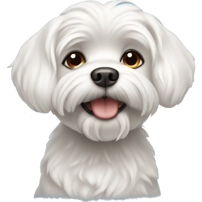 Maltese boy dog emoji